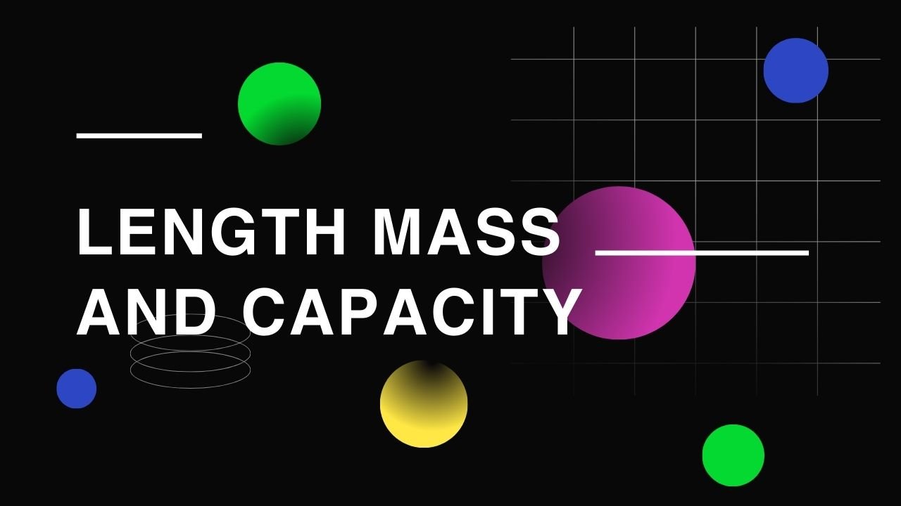 Length mass and capacity picture