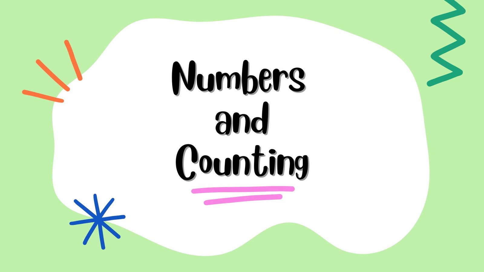 Numbers and counting picture