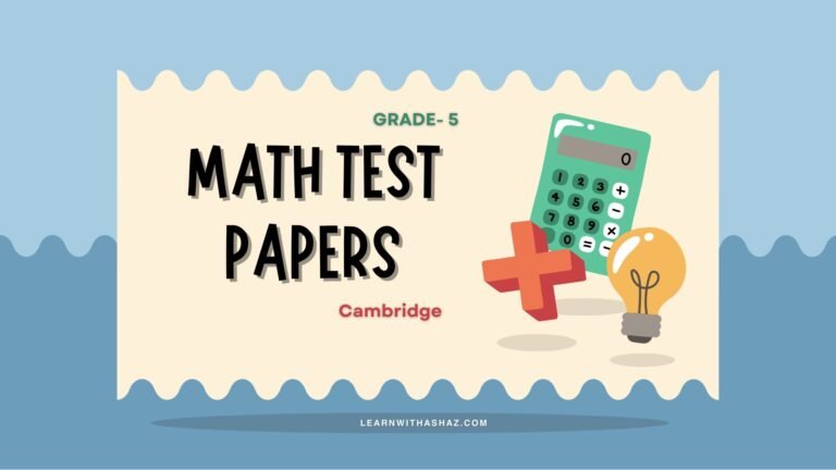 Math test papers picture