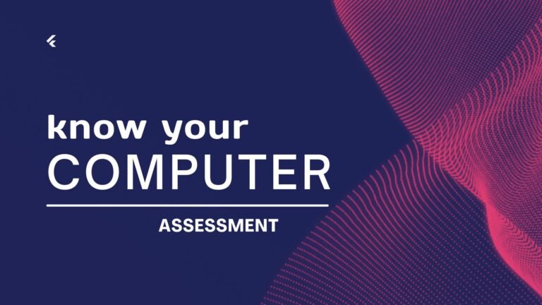 Know your computer assessment picture