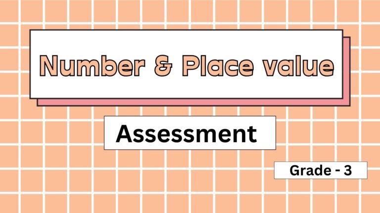 Number and place value assessment picture