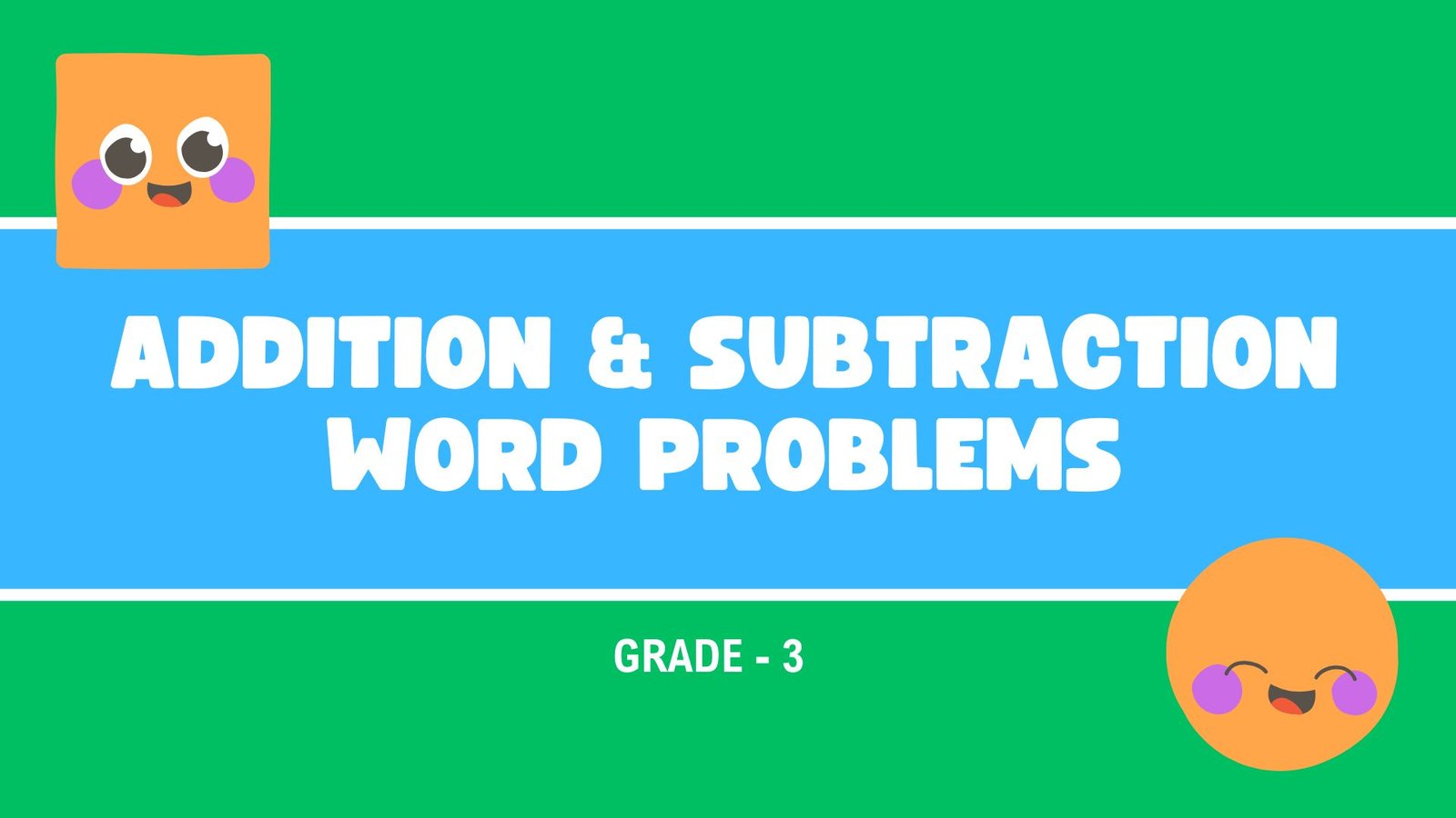 Addition and subtraction word problems picture