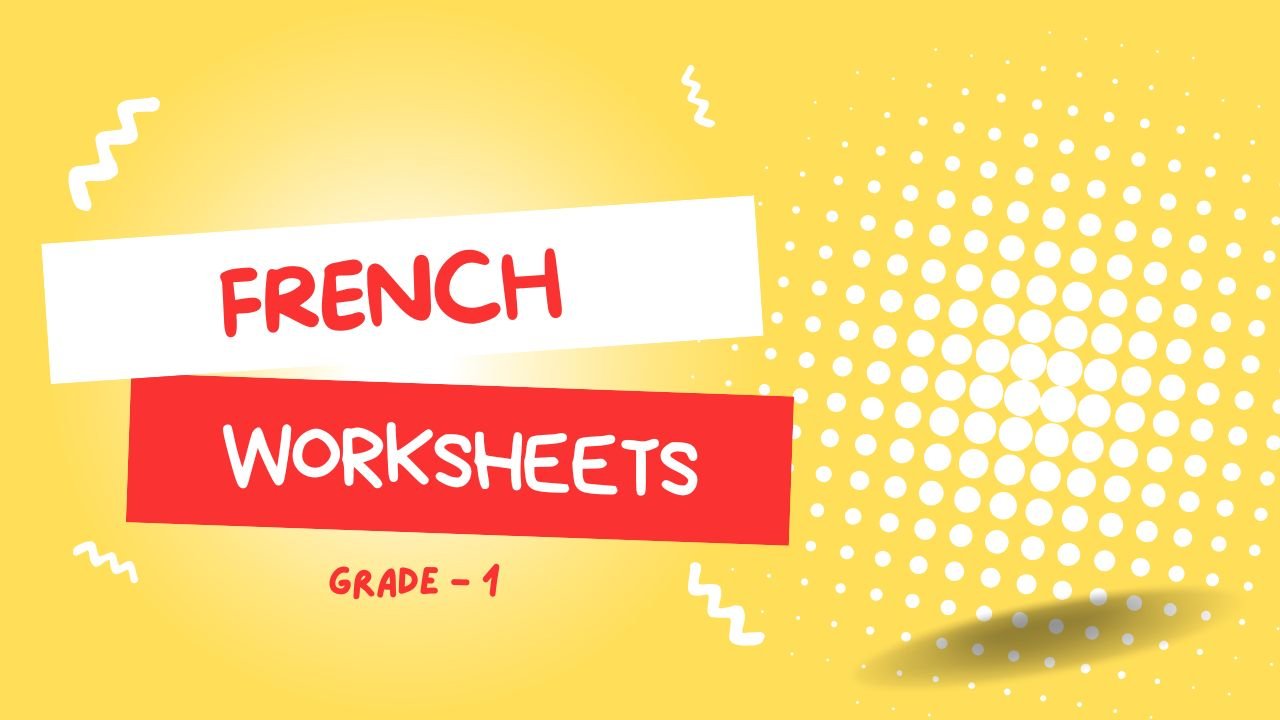 French worksheets picture