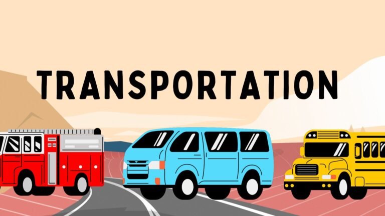 Transportation worksheets picture