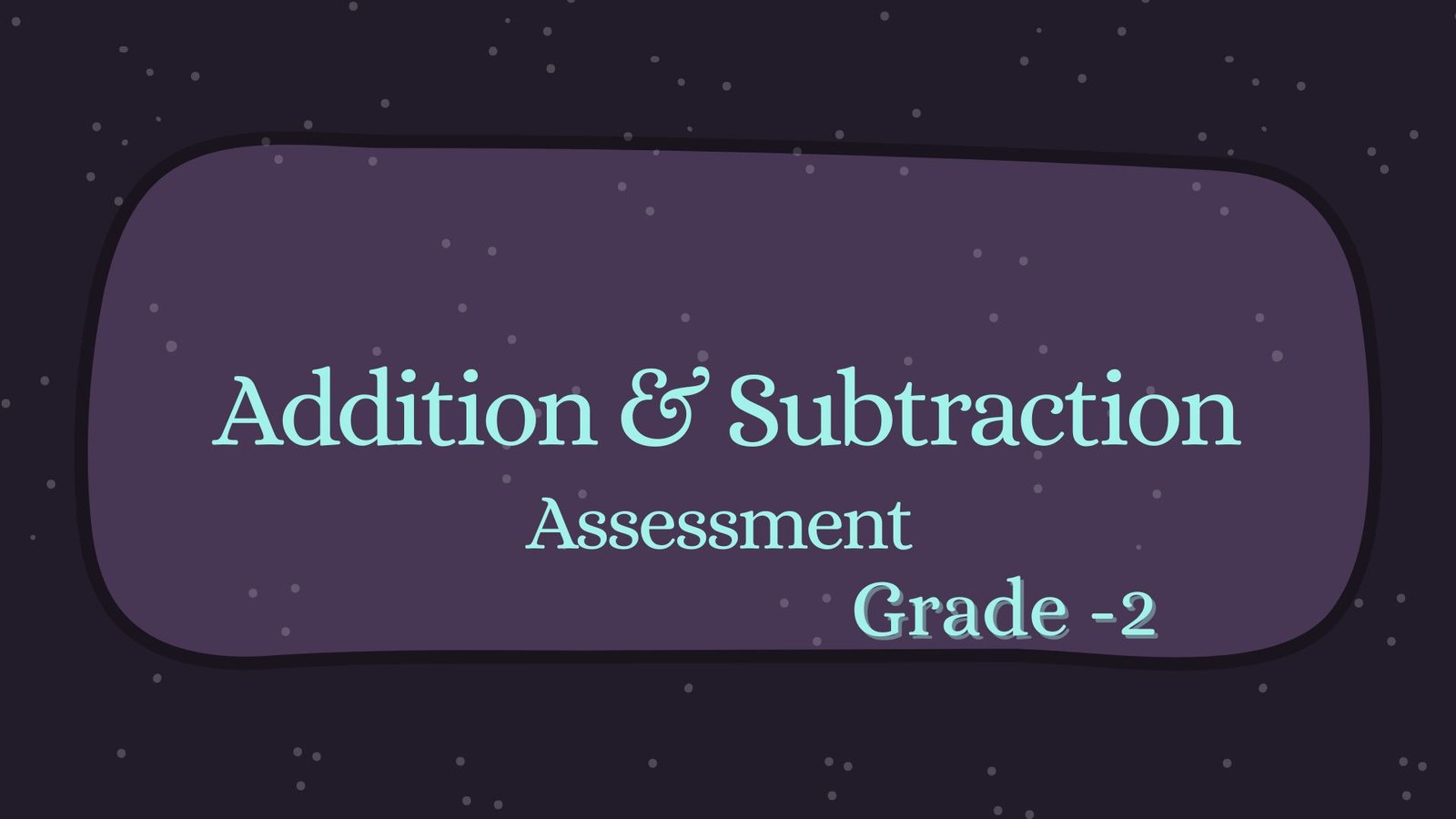 Addition and subtraction assessment grade 2 picture