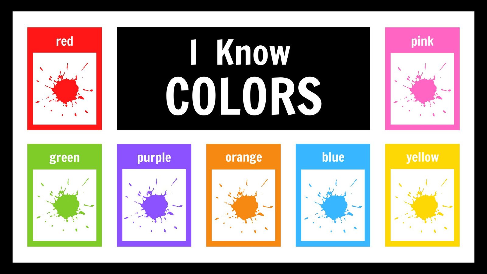 Colors worksheets picture