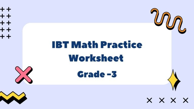 Ibt math practice worksheet picture