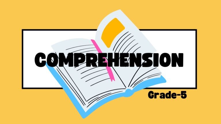 Grade 5 comprehension picture