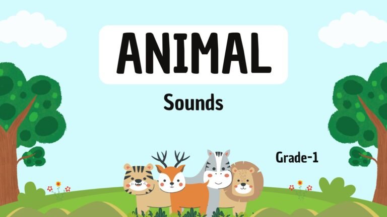 Animal sounds grade 1 picture