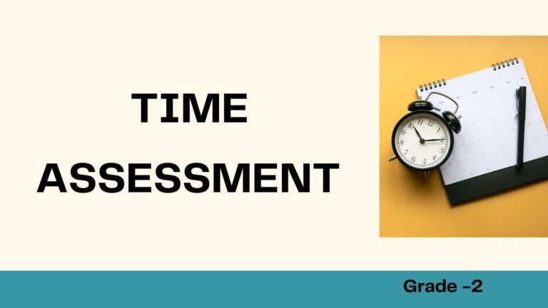 Grade 2 time assessment picture