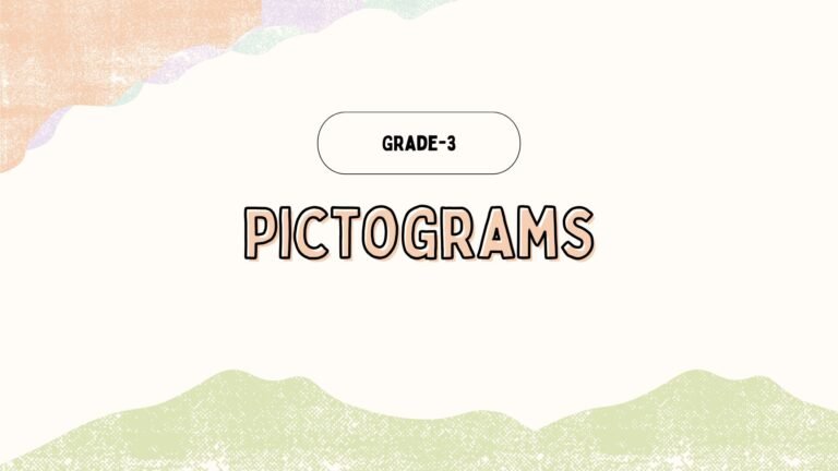 Grade 3 pictograms picture