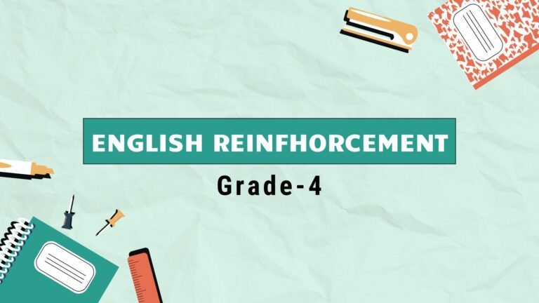 Grade 4 english reinforcement picture
