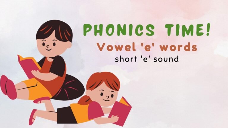 Cvc word short e worksheet ukg picture