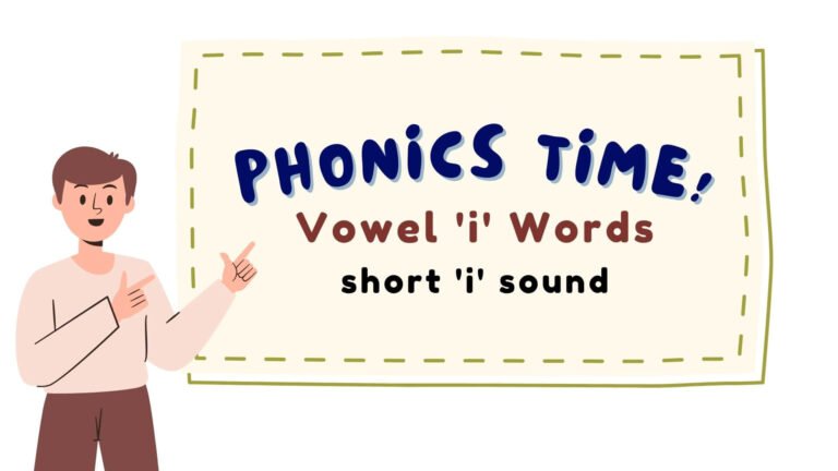 Cvc word short i worksheet ukg picture